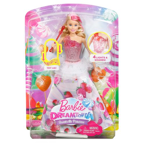 Barbie Кукла принцеса със светлина и звук DYX28