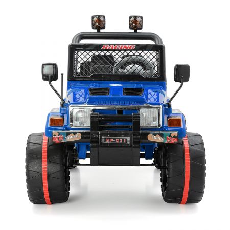 Детска електрическа кола Mappy, двуместна, Drifter Jeep, синя