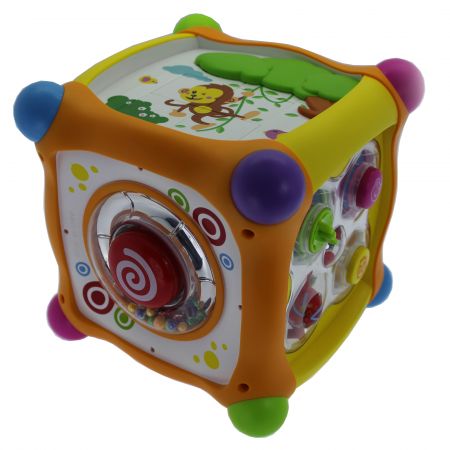 Интерактивен куб M-Toys, Пееща, Многоцветна