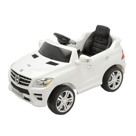 Електрическа кола с дистанционно управление за деца Mappy Mercedes-Benz ML350 Бяла