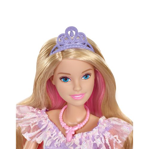BARBIE Кукла принцеса с бална рокля DREAMTOPIA RAINBOW COVE GFR45