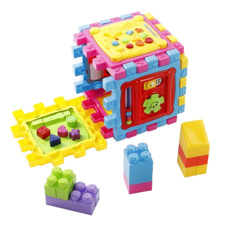 Интерактивна играчка M-Toys, Кубче, 6 in 1