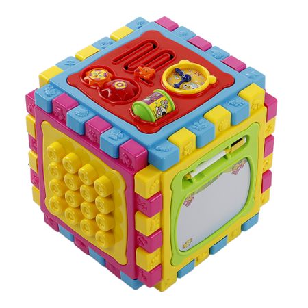 Интерактивна играчка M-Toys, Кубче, 6 in 1