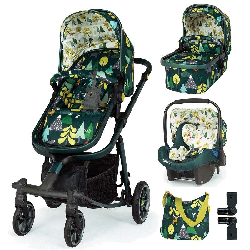 Cosatto Бебешка количка 3 в 1 Giggle Quad INTO THE WILD CT4166+CT4135A+CT4173+CT3753A/NEW022629B