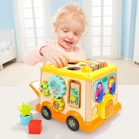 Интерактивна играчка M-Toys - Автобус с фигури