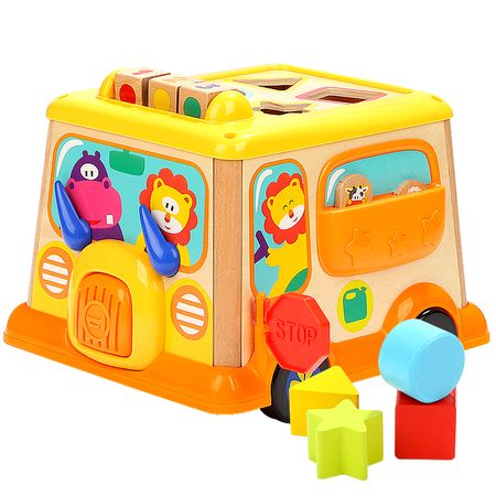 Интерактивна играчка M-Toys - Автобус с фигури