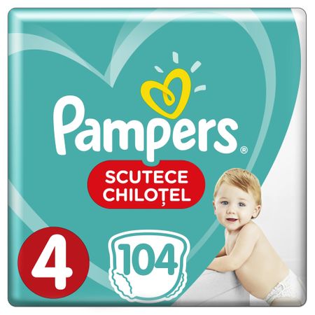 Пелени-гащички Pampers Pants Mega Box 4 Maxi, 9-15 кг, 104 броя