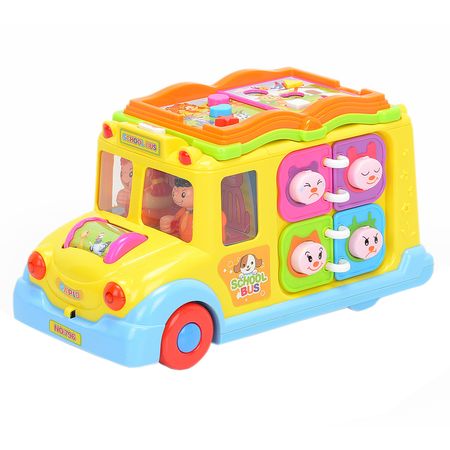 Образователна играчка M-Toys, Училищен автобус със светлини и звуци