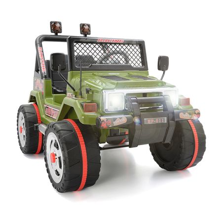 Детска електрическа кола Mappy, двуместна, Drifter Jeep, Зелена Детска електрическа кола Mappy, двуместна, Drifter Jeep, Зелена