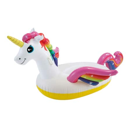 Надуваем дюшек Intex Unicorn Ride-On White, Еднорог, 2 м x 1.4 м