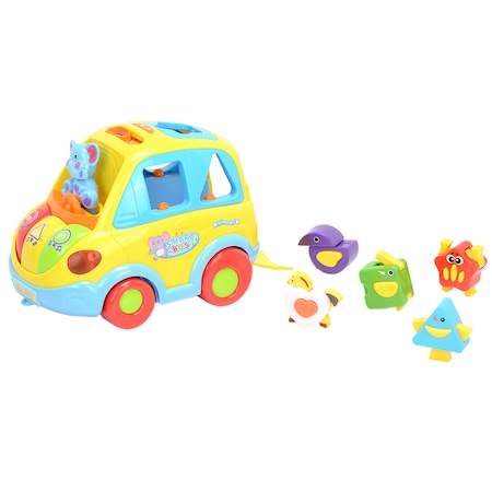 Играчка количка M-Toys - Smart Bus, Пееща, Светеща