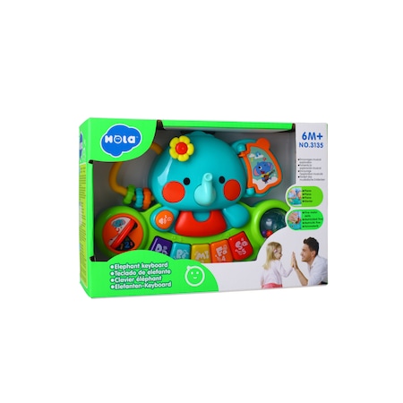 Интерактивна играчка M-Toys - Слонче с пиано