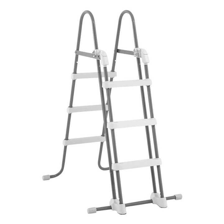 Басейн Intex 26724NP Prism Frame, Включени филтрираща помпа, стълба и покривало, 4.57 м x 1.07 м